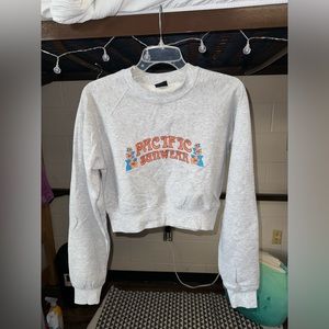 PacSun women’s fleece cropped pullover size small